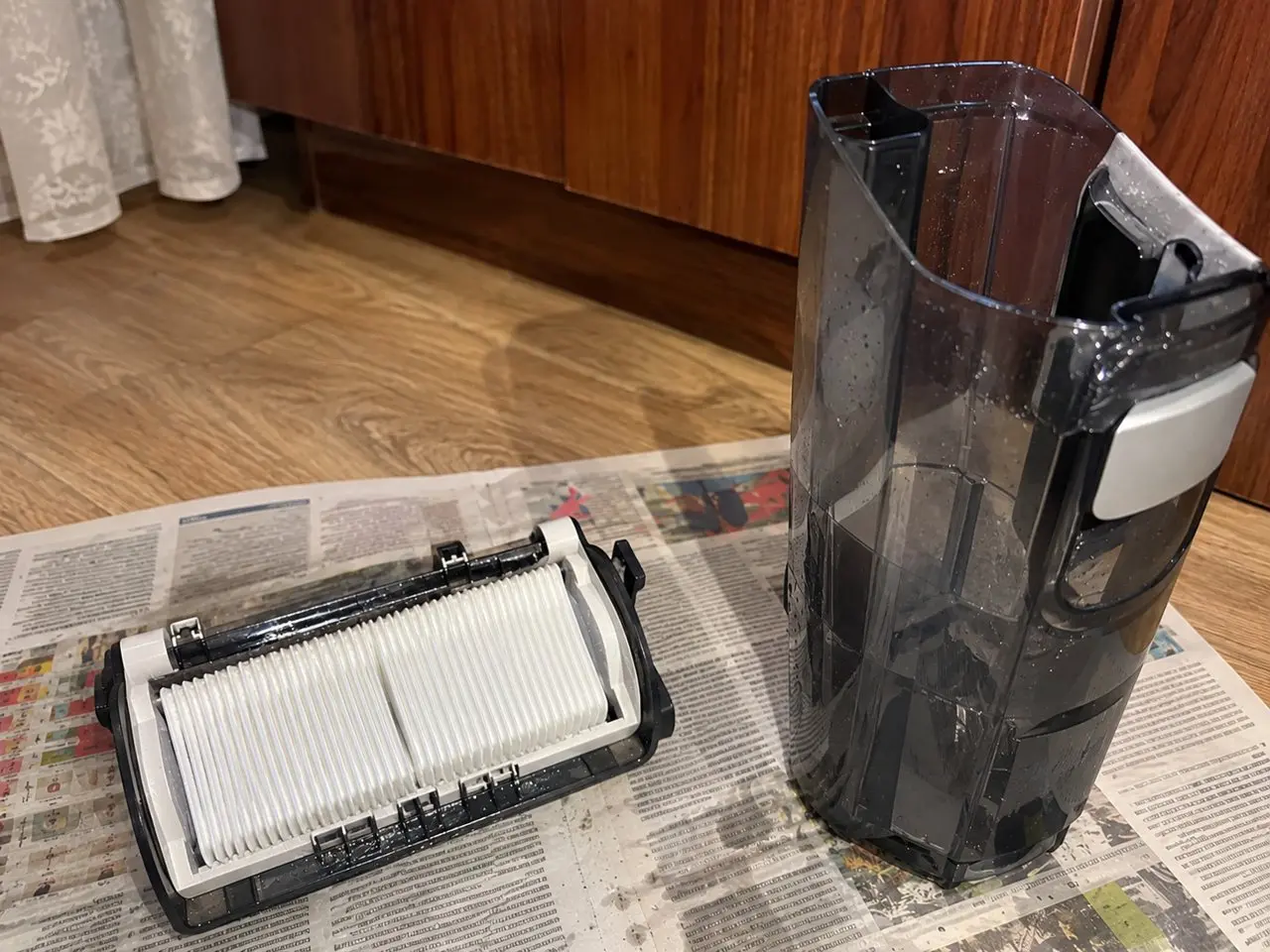 После ремонта: Заменили фильтр